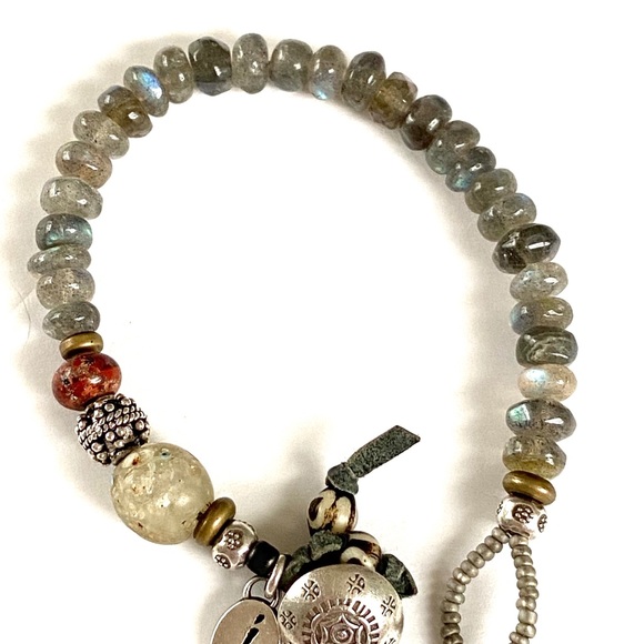 MIA LENA Labradorite Prayer Bead Bracelet - Picture 7 of 7